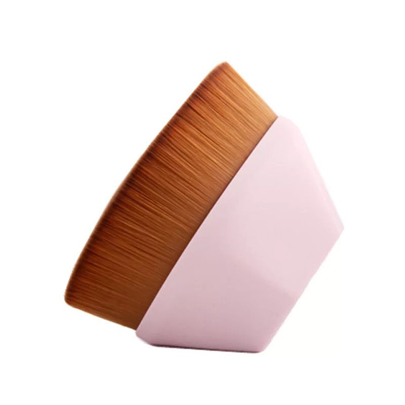 Single No. 55 Magic Petal Flat Head Foundation Brush Diamond Makeup Brush With Storage Box
