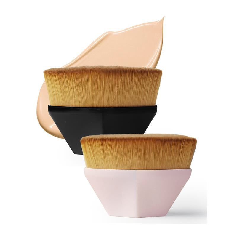 Single No. 55 Magic Petal Flat Head Foundation Brush Diamond Makeup Brush With Storage Box