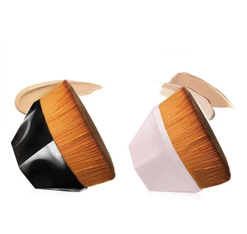 Single No. 55 Magic Petal Flat Head Foundation Brush Diamond Makeup Brush With Storage Box