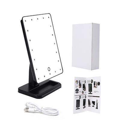 Led Makeup Mirror Desktop Smart Touch With Light Bluetooth Table Mirror