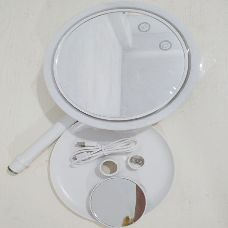 Belt Fan LED Lamp Tabletop Sweat-free Makeup Mirror