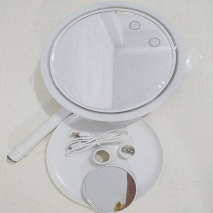 Belt Fan LED Lamp Tabletop Sweat-free Makeup Mirror