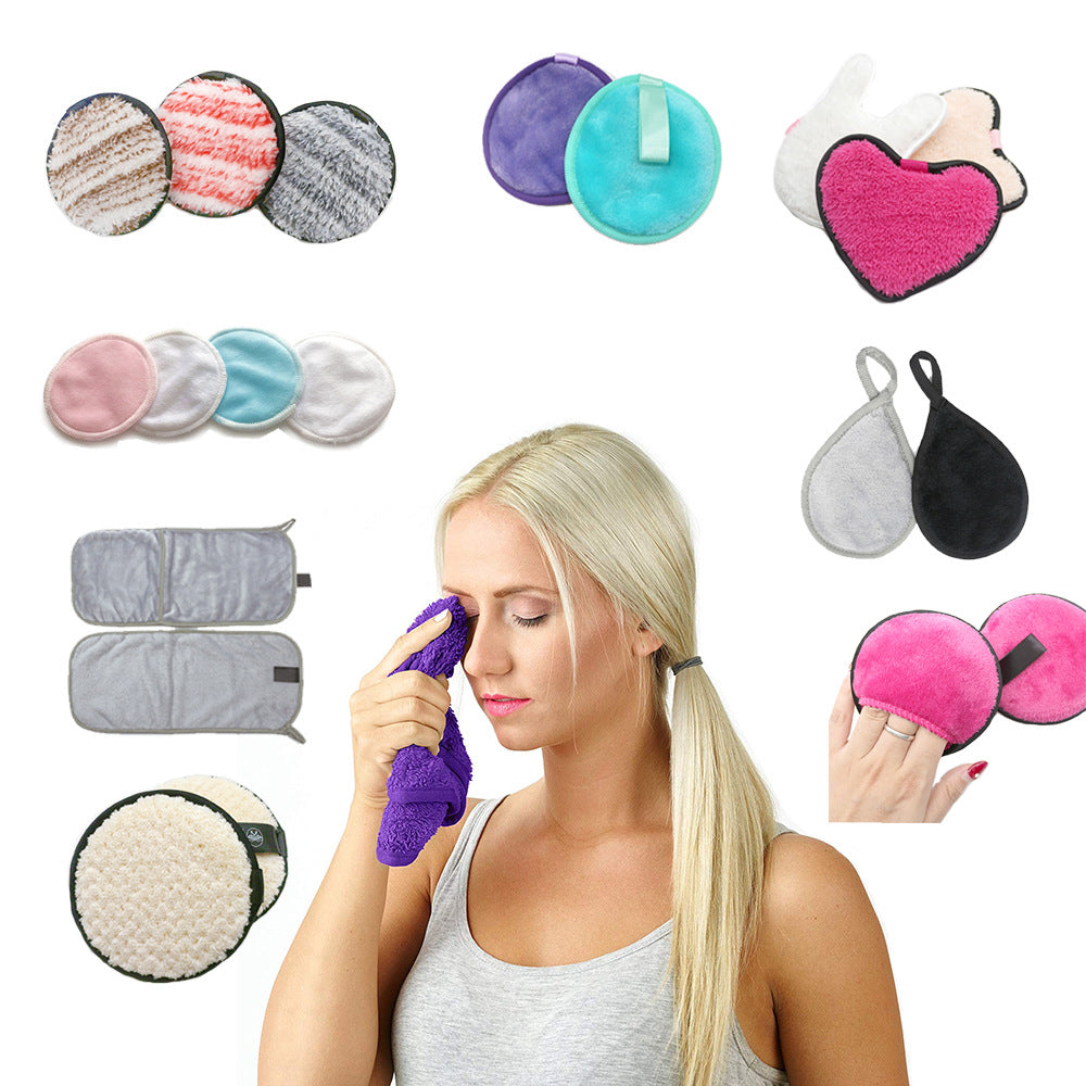 Water Cleansing Reusable Makeup Remover Towel Soft Suede Lazy Beauty Makeup Remover Towel
