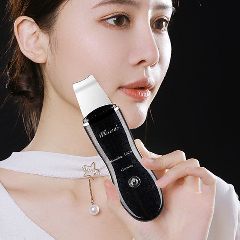 Ultrasonic Shovel Skin Machine Vibrating Beauty Instrument Blackhead Shovel Face Cleaning Acne To Blackhead Pore Cleaner