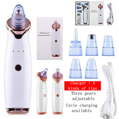 Blackhead Remover Skin Care Face Clean Pore Vacuum Acne Pimple Removal Vacuum Suction Facial Diamond Dermabrasion Tool Machine