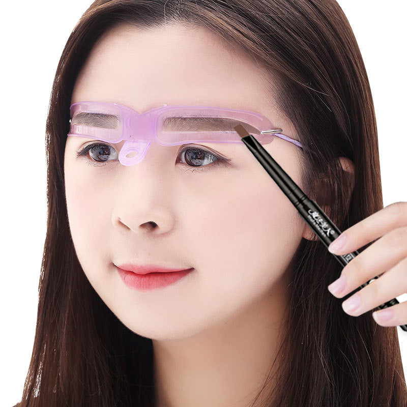 Hand-held Beginners Full Set Of Three-dimensional Eyebrow Card One-word Eyebrow Sticker Eyebrow