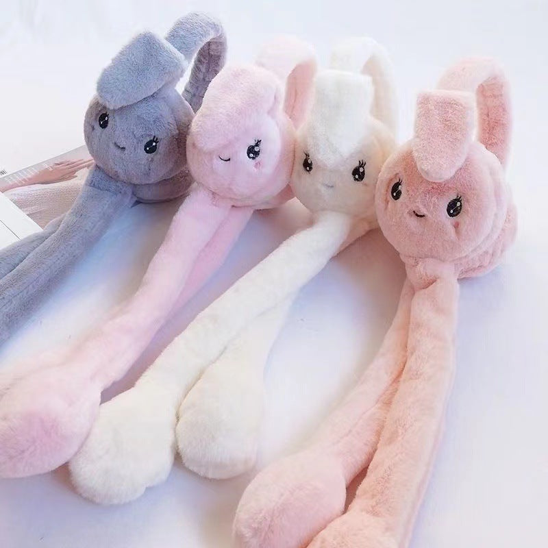Children's Warm Earmuffs Rabbit Ears Move Female Students Cute Earmuffs Winter Earmuffs Winter Earmuffs Winter Earmuffs