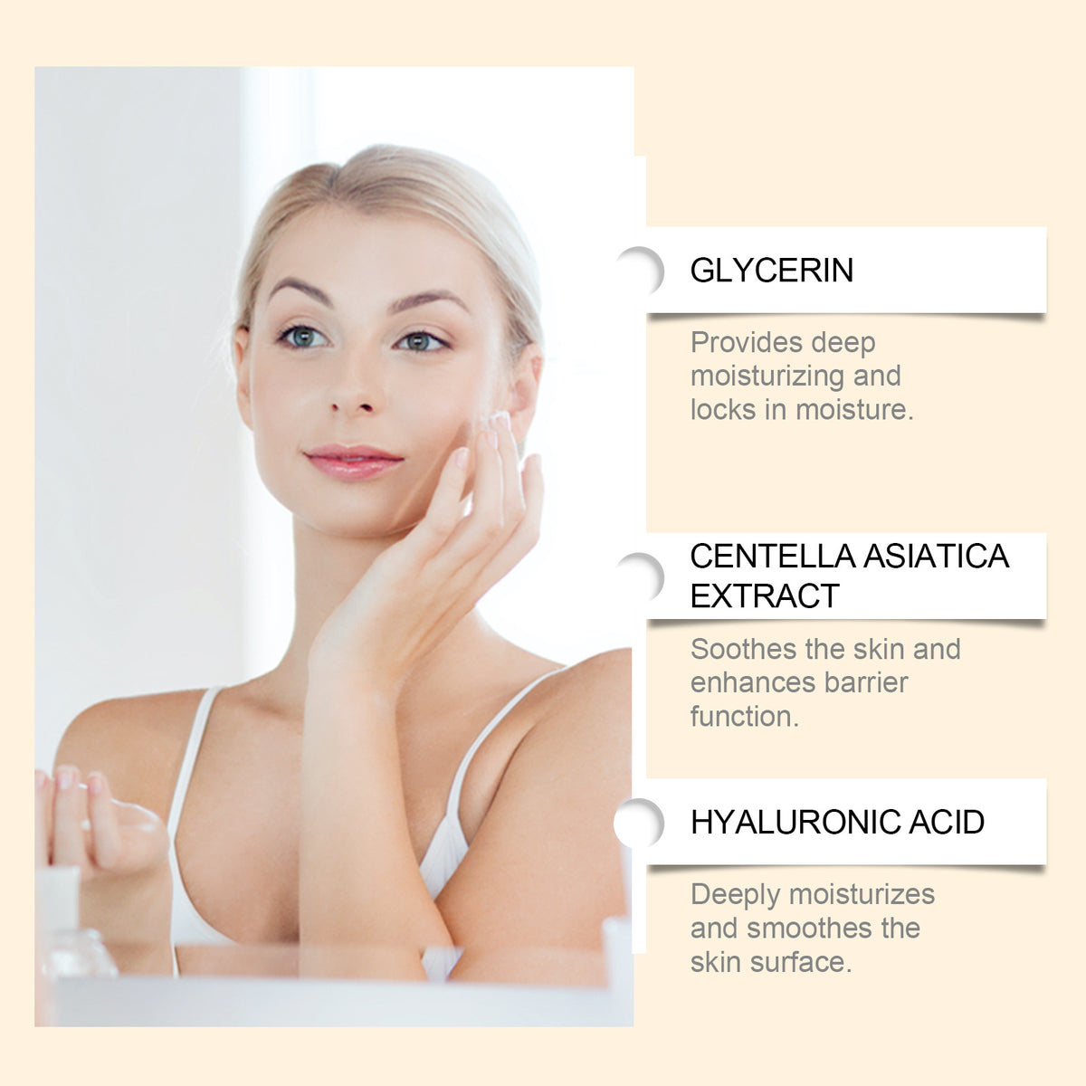 OUHOE Facial Care Essence Botanical Ingredients Hydrating And Moisturizing Skin Rejuvenating And Improving Skin Essence