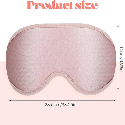 3D Sleep Blackout Eye Mask, Stereo Cut, Does Not Press On The Eyeballs, Fully Blackout, Adjustable And Breathable Sleep Mask