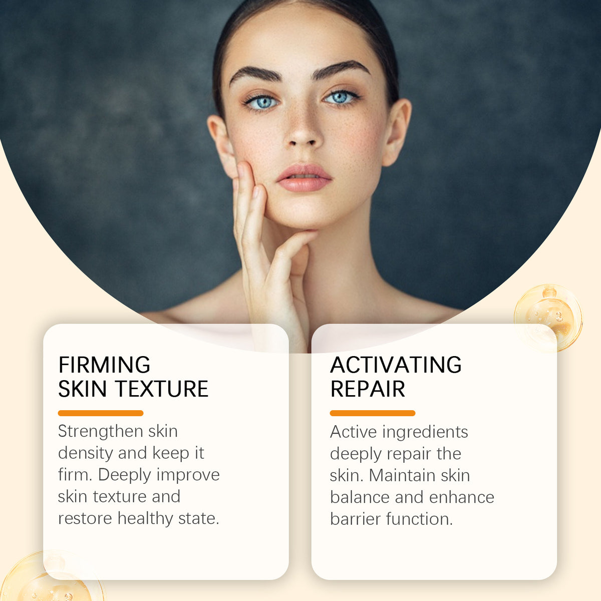 OUHOE Facial Care Essence Botanical Ingredients Hydrating And Moisturizing Skin Rejuvenating And Improving Skin Essence