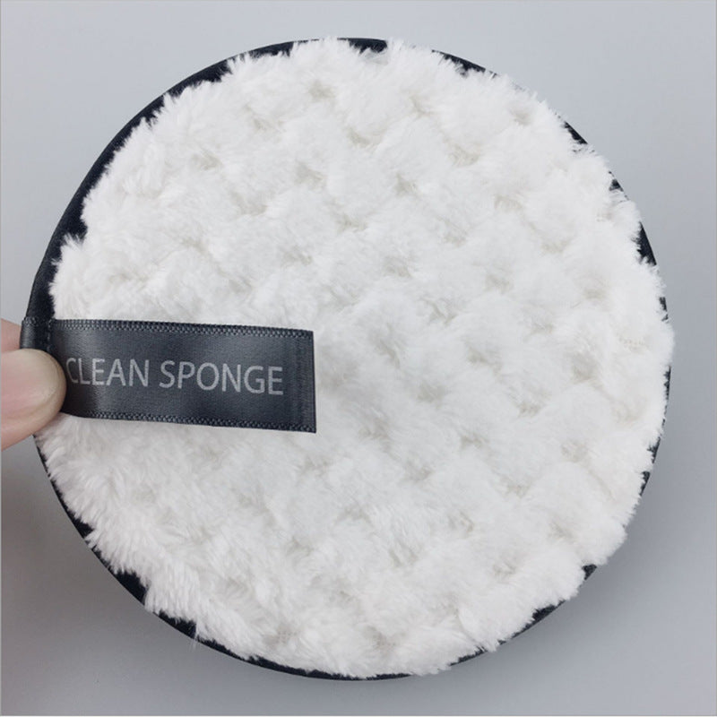 Lazy Makeup Remover Powder Puff Net Red  Double-sided Face Wash Makeup Remover Pad Can Be Washed Round Makeup Remover Cotton