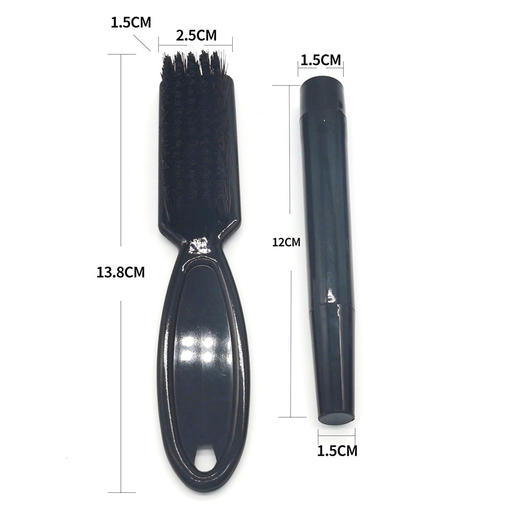 Cross-border New Men's Beard Pen With Brush Quad Head Beard Pen Beard Filling Pen Stroke Pen Plus Beard Brush