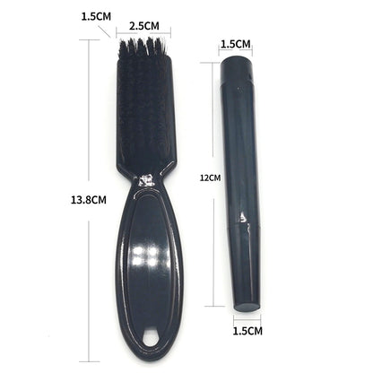 Cross-border New Men's Beard Pen With Brush Quad Head Beard Pen Beard Filling Pen Stroke Pen Plus Beard Brush