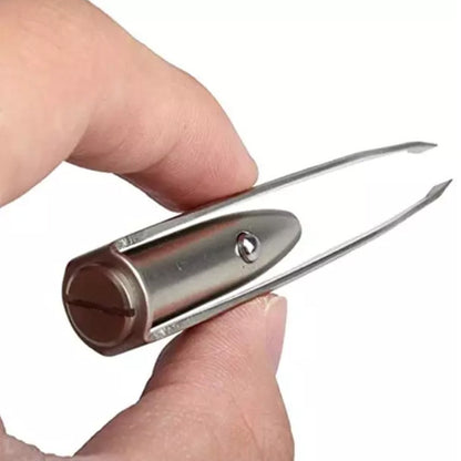 With LED Light Eyebrow Clip Eyebrow Clip Eyelash Clip Beauty Clip Eyebrow Trimmer OPP