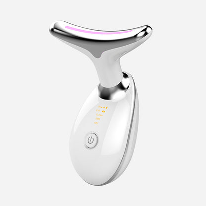 Neck Protection Instrument EMS Lifting And Tightening Neck Massage Instrument Color Light Import Neck Beauty Instrument