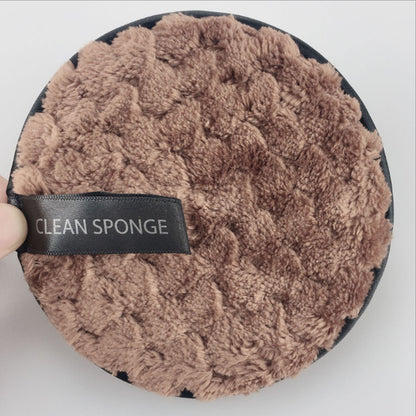 Lazy Makeup Remover Powder Puff Net Red  Double-sided Face Wash Makeup Remover Pad Can Be Washed Round Makeup Remover Cotton