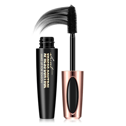 Waterproof Mascara Fiber Silk Eyelash Thick Curling Natural Lengthening Eyelash Black Durable