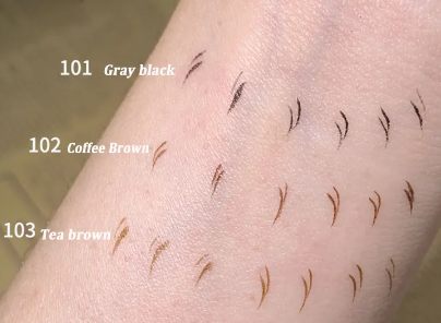 Ultra-thin 2 Fork Tip Liquid Eyeliner Lower Eyelash Pen Makeup Quick Dry Smooth Eye Liner 2 Point Eyebrow Tattoo Pencil Cosmetic